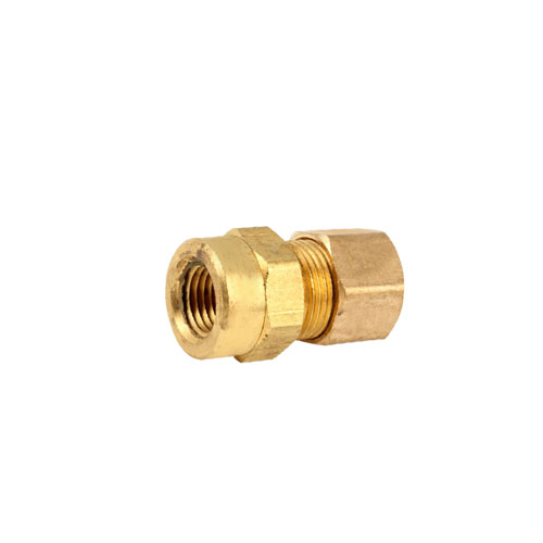 Fitting, 1/2"Cc 1/4"Npt Brass